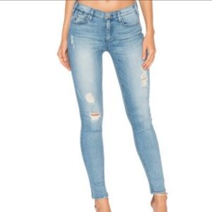 McGuire Denim Distressed Light wash denim 151 skinny jeans 27